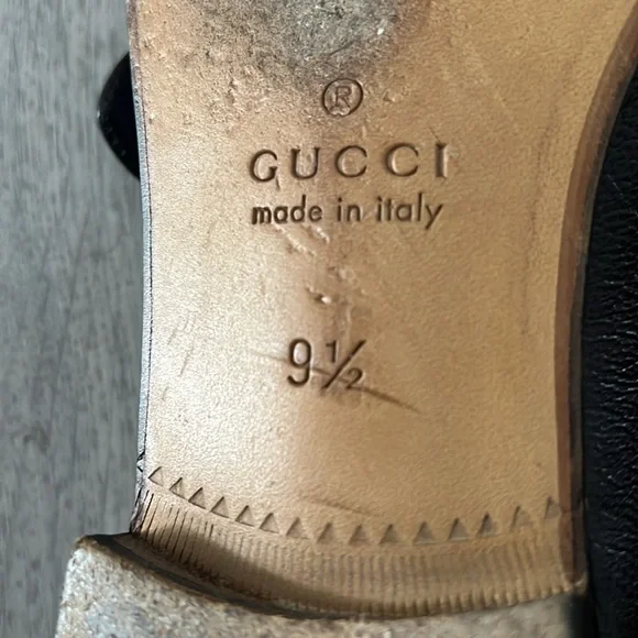 Men’s Gucci Brown Loafers Slip-On Leather Classic!Gorgeous shoes!Great condition - Picture 5 of 7